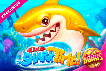 Neuer Slot It's Shark Time als Banner bei Boomerang Bet